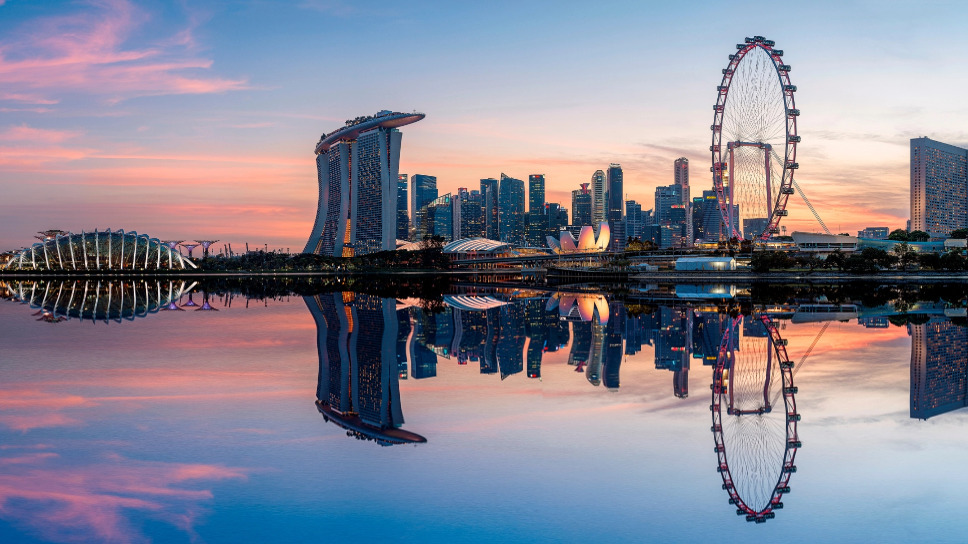 Marina Bay Sands a Gardens by the Bay - Singapur